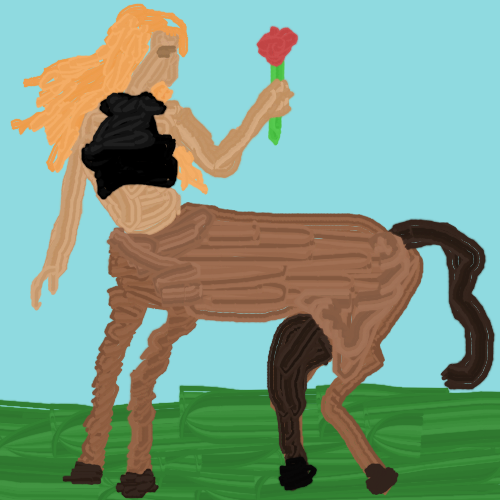 Artemisia Centaur Painting